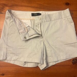 J. Crew Women's Light Tan Chino Shorts